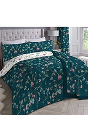 Sweet Pea Quilt Set Teal