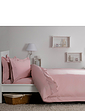 Belledorm Egyptian Cotton 400 Thread Count Oxford Duvet Cover Blush Pink