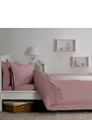 Belledorm Egyptian Cotton 400 Thread Count Oxford Duvet Cover Blush Pink