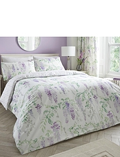 Wisteria Quilt Cover Set Lilac