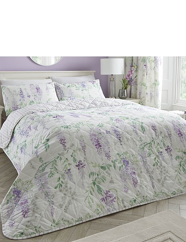 Wisteria Quilted Bedspread