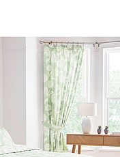 Chrysanthemum Curtains Green