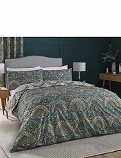 Palais Quilt Cover Set Teal