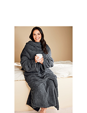 Wearable Blanket Charcoal