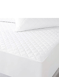 Quilted Mattress Protector White