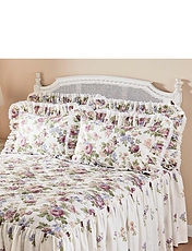 Vantona Victoria Frilled Lace Extra Pillowcases Multi