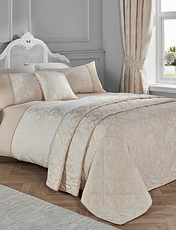 Imelda Quilt Cover Set Ivory