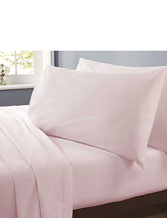 Plain Microfibre Sheet Set - Pink