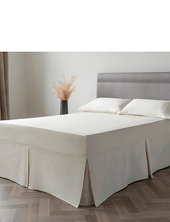 Belledorm 200 Thread Count Plain Fitted Vallance Sheet Ivory