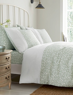 Tess Quilt Cover Set Green