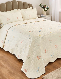 Marie Quilted Bedspread Set Multi