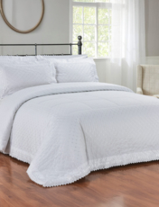 Richmond Quilted Bedspread Set Cream