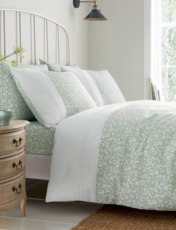 Tess Quilt Cover Set Green