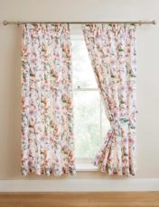 Cleo Lined Curtains With Free Tiebacks Multi