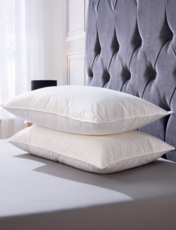 Downland Luxury Softened Duck Feather Pillows White