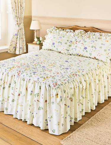 Vantona Country Meadow Quilted Bedspread