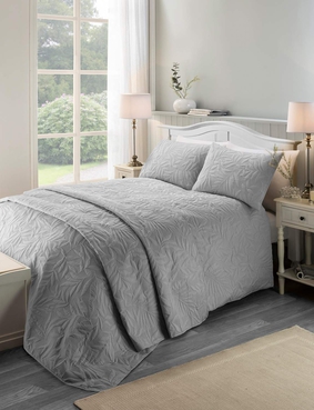 Luana Quilted Bedspread Blush Pink
