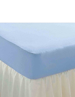 Stretch Terry Fitted Sheets Blue